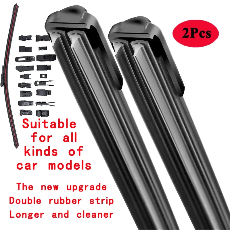 2x pre Fiat Punto Classic 188 MK2 1999 ~ 2010 Wipers Silikónová čepeľ kefuje čelné sklo čelné sklo Arm