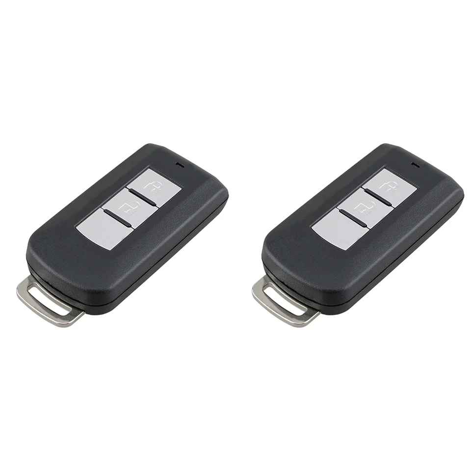 2x pre Mitsubishi Montero L200 2015-2020 GHR-M004 2 tlačidlá 433 MHz Diaľkový kľúč FOB ID46