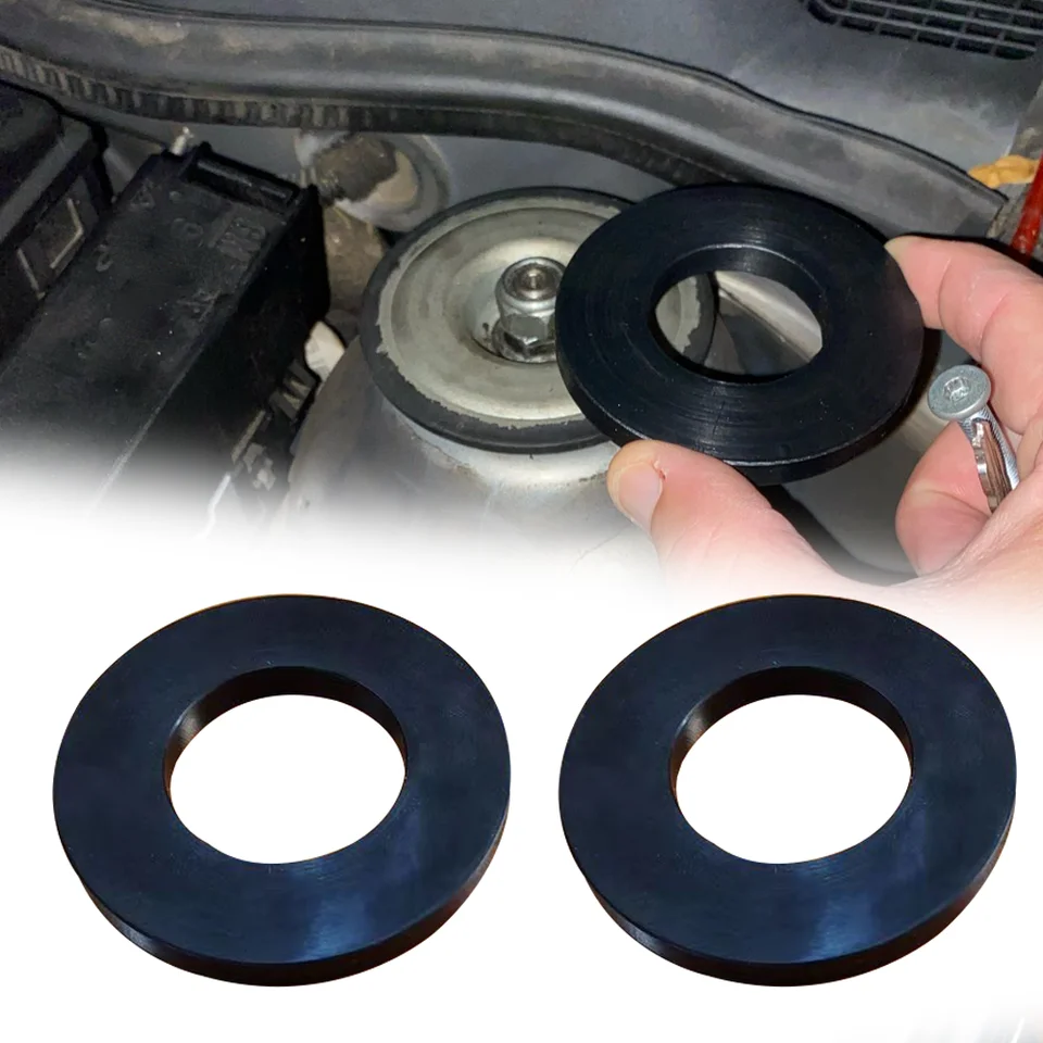 2x predný nárazový gumový prsteň pre gumový prsteň pre VW Golf MK4 Jetta Bora Skoda Octavia Bushing Bushing Hood Pečatá ložisko Top Mount Tower Nový
