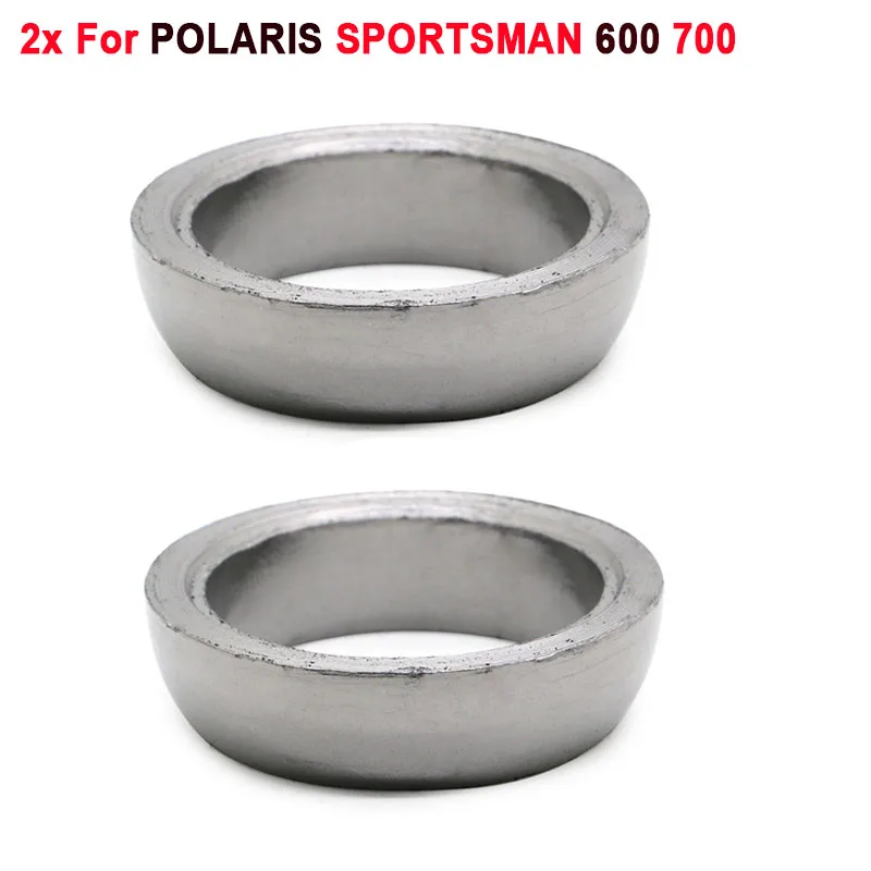 2x príruba výfukových rúrok Príruba šišiek Tesnenie Tesnenia tlmiča pre Polaris ATV UTV Sportsman 600 700 800 3610047