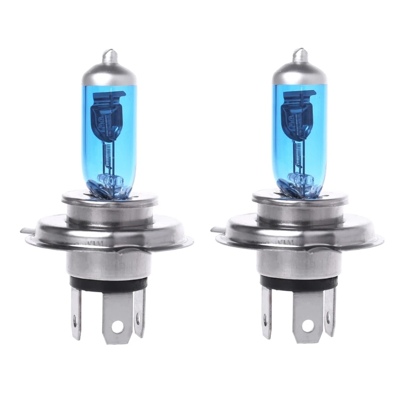 2x Super H4 100W 9003 HB2 BI-Xenon HID 6000K Biela vysoká nízka lúčová žiarovka