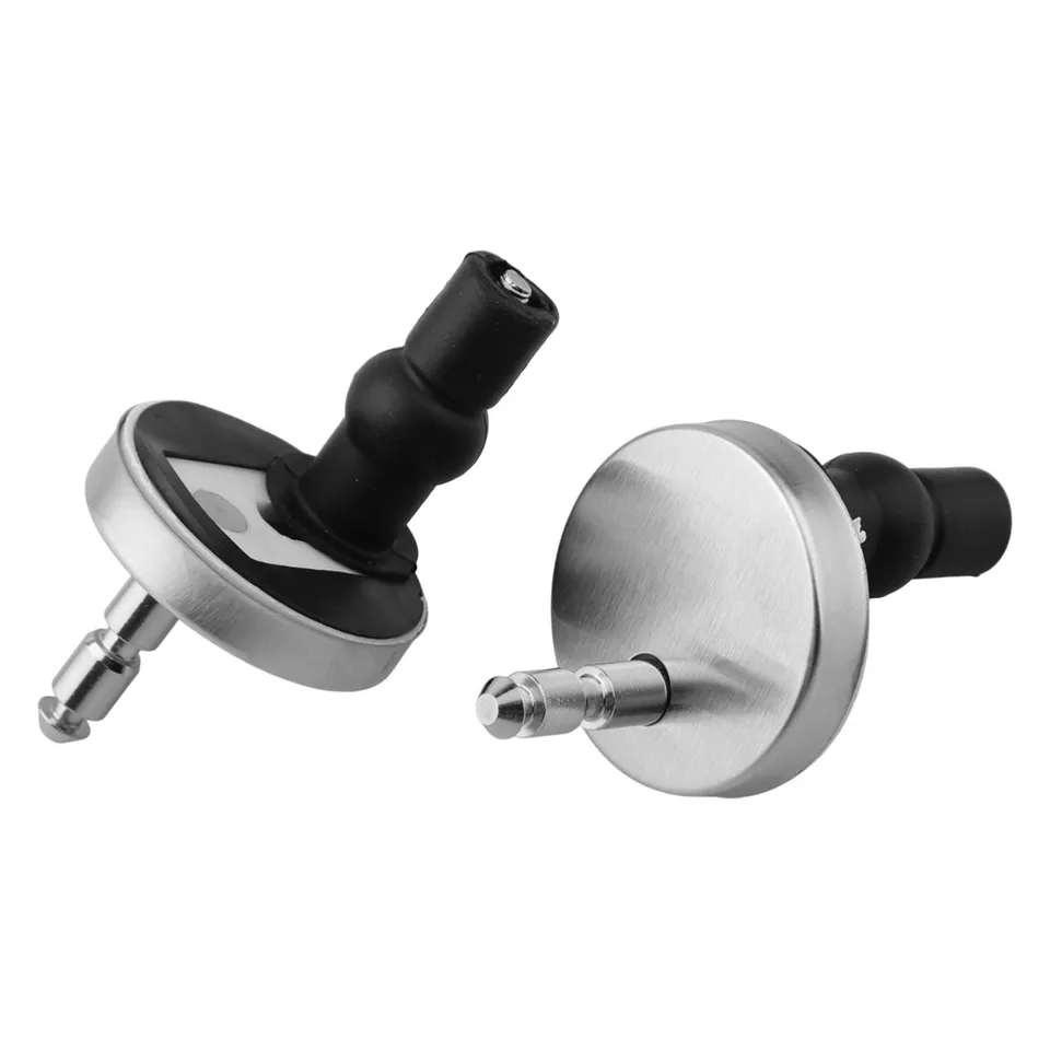 2x toaletné sedadlá Hinges Stabilná nehrdzavejúca oceľ + plastový silný horný zálohový záves uvoľňuje rýchle náhradné náhradné diely