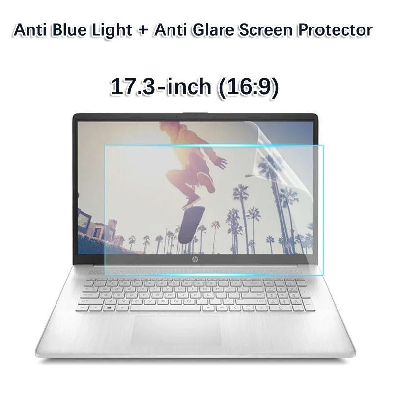 2x Ultra Clear/Anti-Glare/Anti Blue-Ray Screen Cover pre chránený kryt pre notebook HP 17 17-CN4010NR 17-CN4047NR 17.3-palcový 16: 9