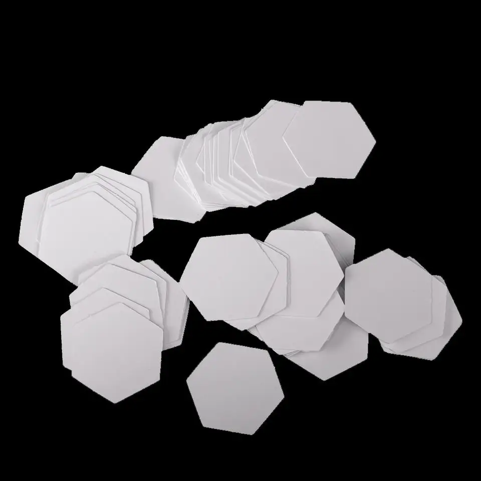 2x100 kusov šesťuholníkový papier Petrík prešívanie šablón remeslá 8 mm