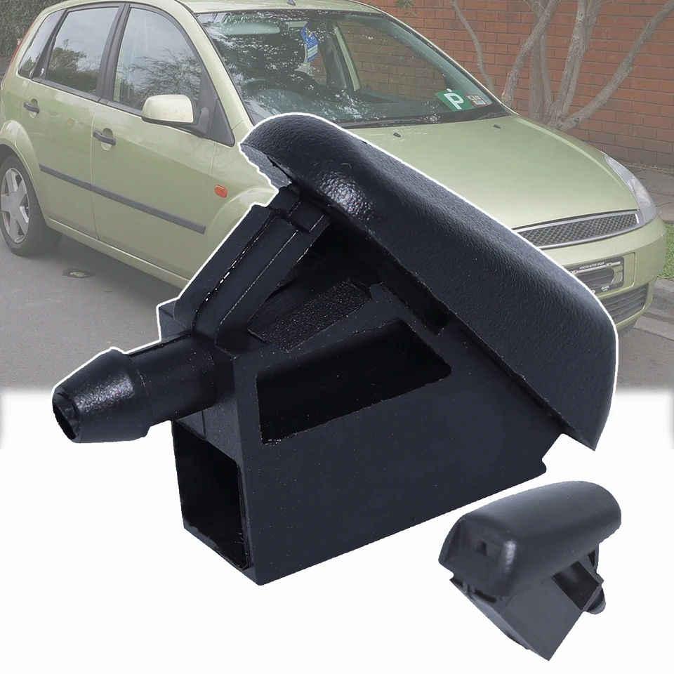2xExterior predné čelné sklo Wiper Wiper Wiper Jet Dysle BM5117666AB pre Ford Fiesta MK5 2001 2003 2005 2006 2007 2007 2008 2009 2011 2011