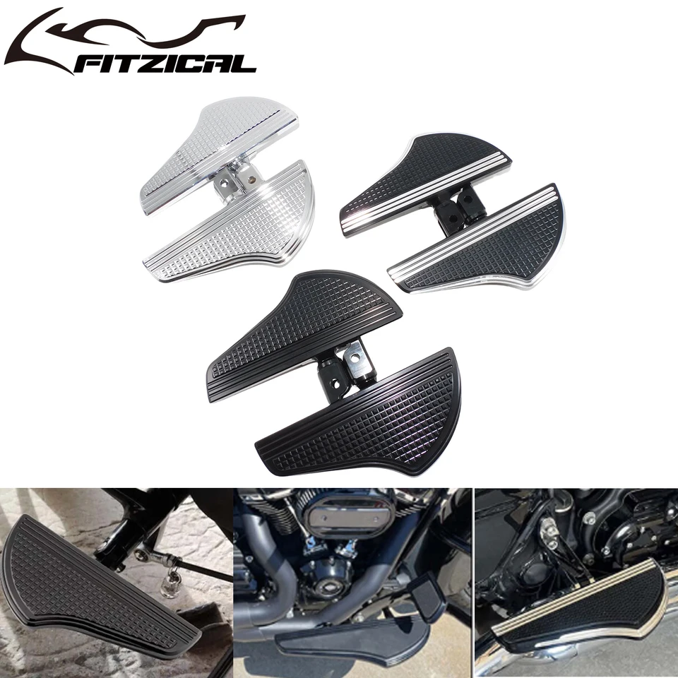 2xMotorcycle predné podlahové dosky Defiance noet nôh pre Harley Softail Street Fat Bob FXBB Low Rider Sport Glide FLSB 2018-2023