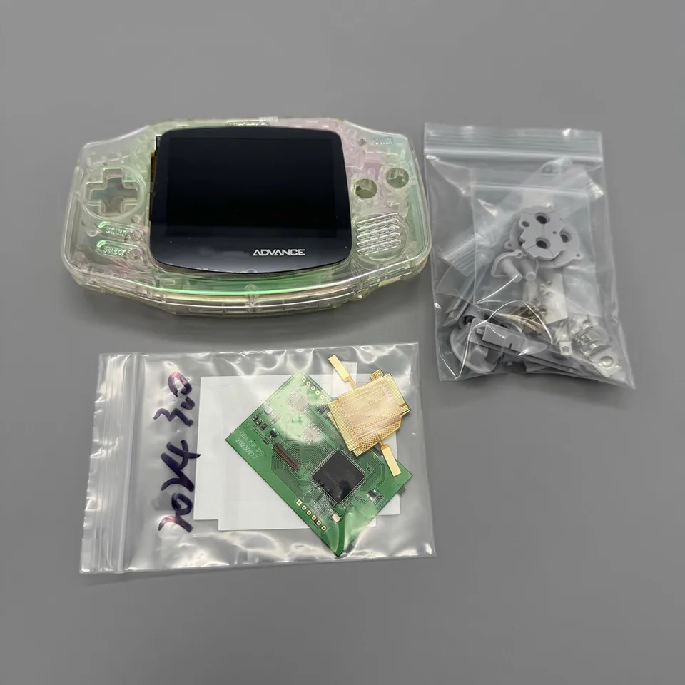 3,0-palcová ips LCD obrazovka s shell súpravou pre Gameboy Advance GBA