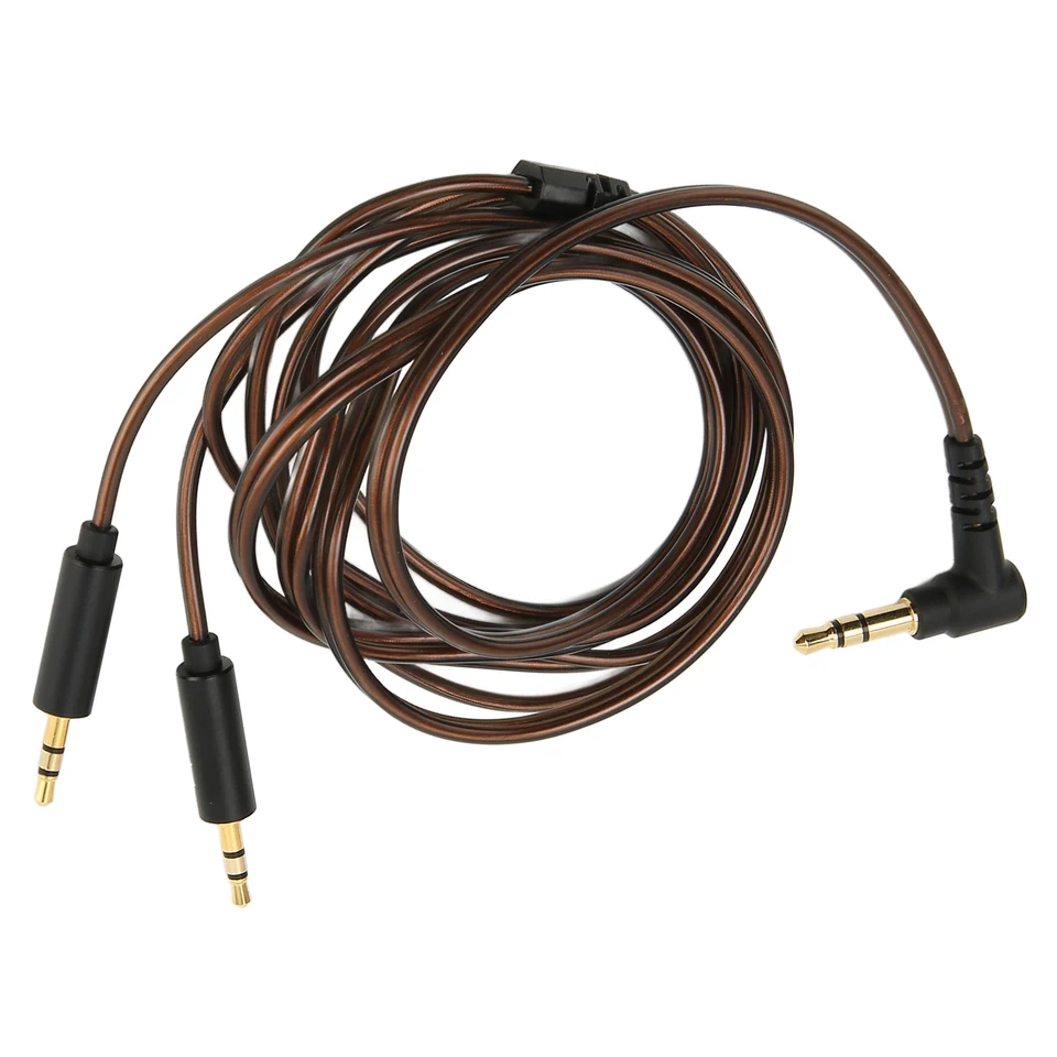 3,5 mm až duálny náhradný kábel na slúchadlá s dĺžkou 2,5 mm 120 cm pre Hifiman HE400S HE 400I HE560 HE 350 HE1000 HE1000 V2