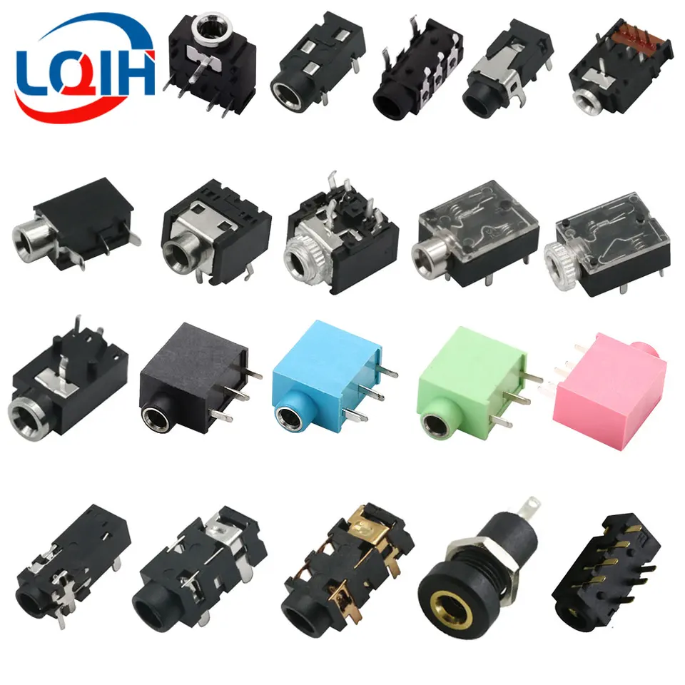 3,5 mm slúchadlá Jack Audio Video ženský duálny kanál Stereo Jack Jack Socket Stereo Solover Panel Mount PJ-320 PJ-327 PJ-391