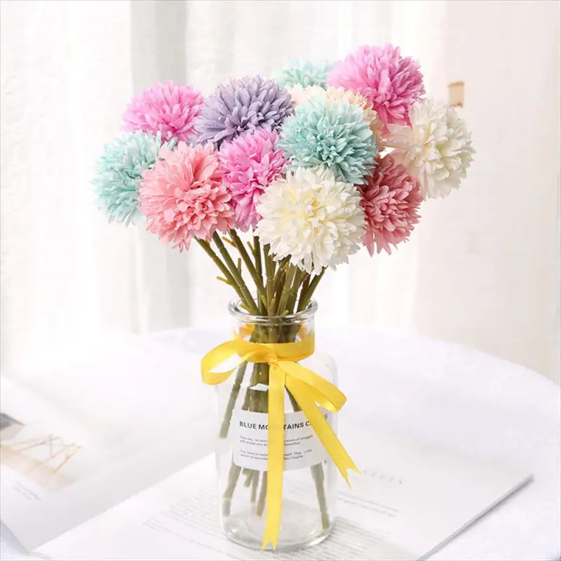 3/5ks Hydrangea umelé kvety Bytica pre domácu spálňu dekorácie svadobné dekorácie remeselné vázy kvetinové aranžmácie doplnky