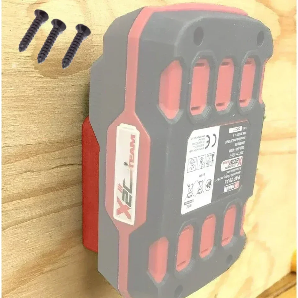 3/5ks pre LIDL Parkside X20V Team Series Series Battery Wall Držiteľ držiaka Stojan (batéria nie je v cene)