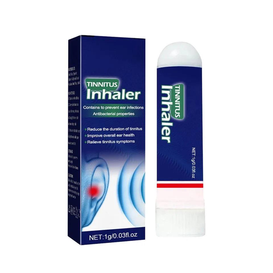 3/5ks tinnitus reliéf Zariadenie Tinnitus Prírodný nosný inhalátor pre rýchle úľavu od nosa denného úľavy od stresu （1 ml）