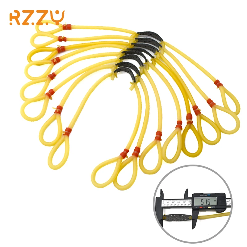 3/6/9 ks High Elasticity Round Gumer Bands používané na luk v katapulte outdoor Hunting Shooting Príslušenstvo Aktualizácia nového