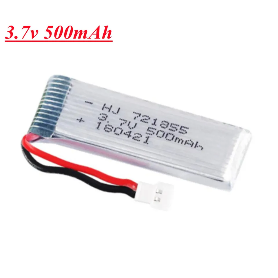 3,7V 500 mAh lipo batéria pre JJRC H37 JXD 523 WLTOOYS V966 V977 V930 Q282 Everyine E50 E50S RC DRONE ČASŤ 721855 3,7V batérie