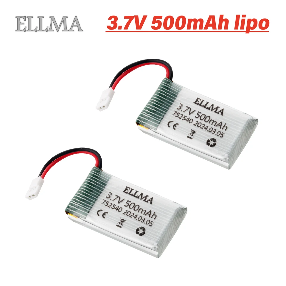 3,7V 500 mAh lipo batéria pre Wltoys V931 F949 XK K123 6ch RC náhradné diely Syma x5sw x5 x5s x5c príslušenská batéria