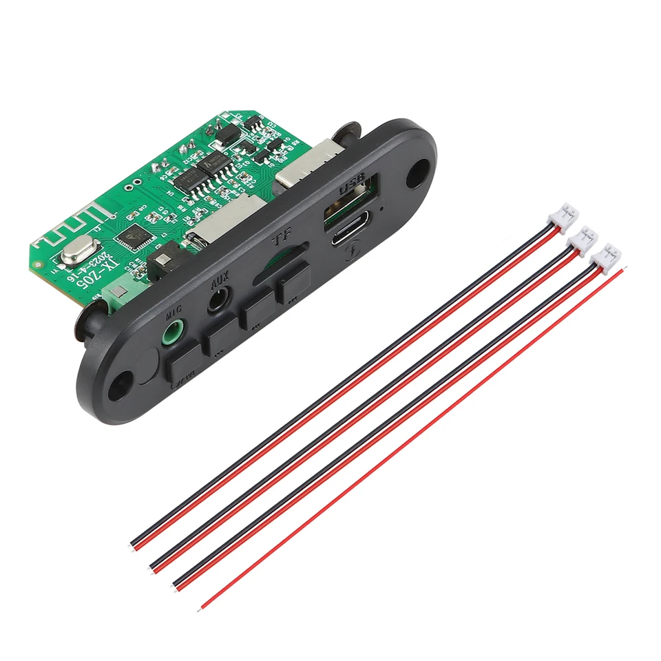 3,7V 6W zosilňovača MP3 WAV Decoder Board 3,5 mm mikrofón Bluetooth kompatibilný MP3 Player TF AUX USB záznam FM Radio Radio