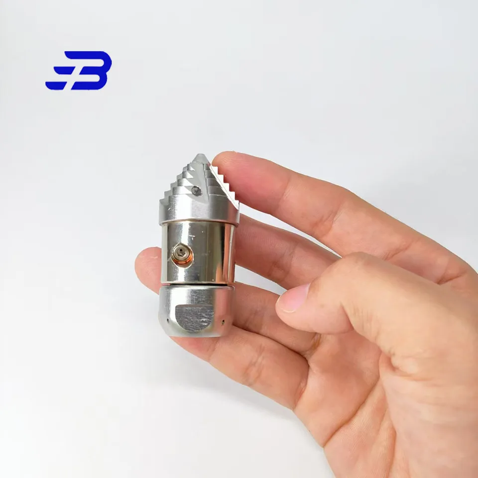 3/8 Mini 160g Rotačná dýza Malý prietok 15-30 l/min Vysokotlakovú vodnú vodnú myš na kanalizáciu čistiacu trubicu