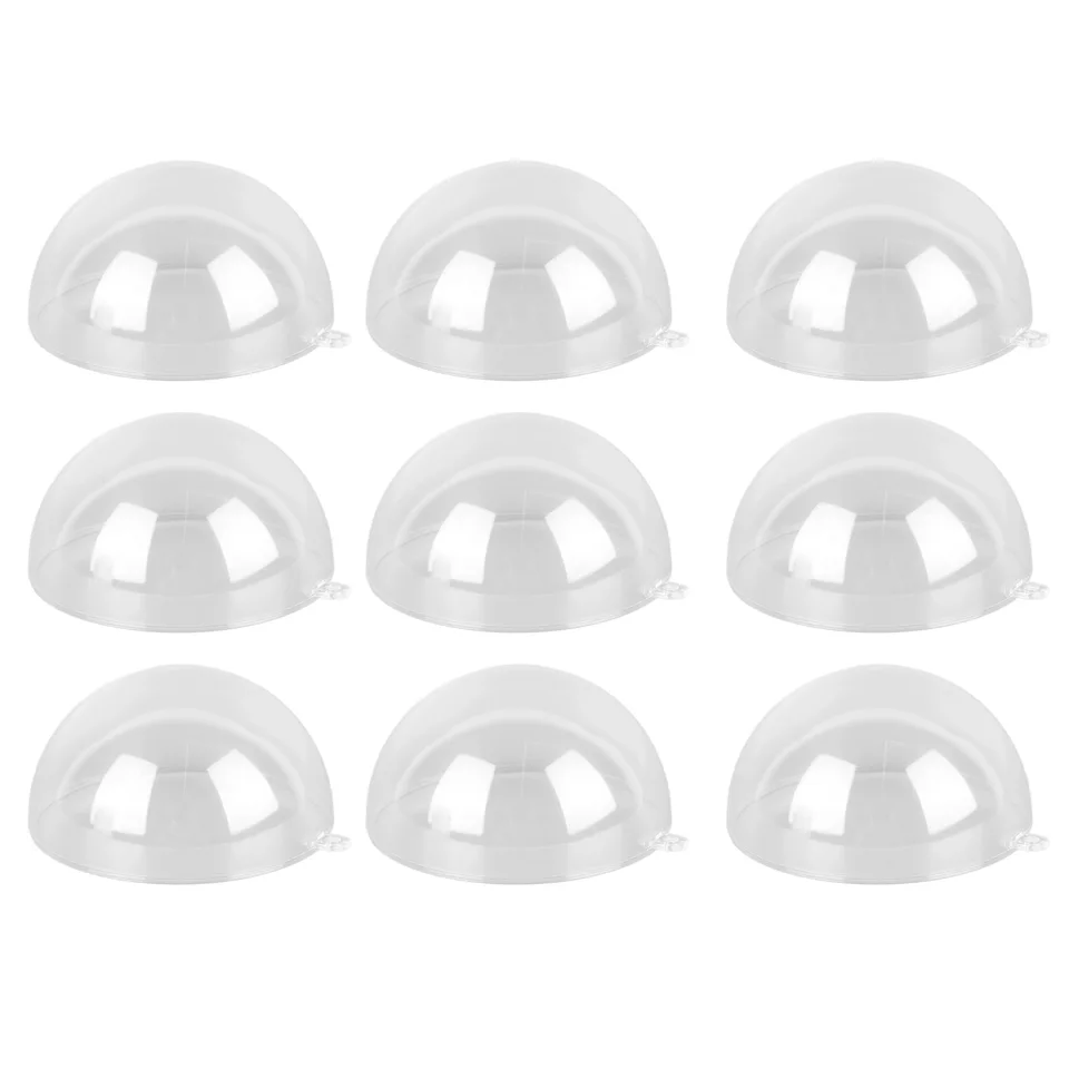 3,9 v vysokej priehľadnosti číry Baubles Bezpečný plastový závesný otvor vianočné plniace gule na festival DIY dekorácie