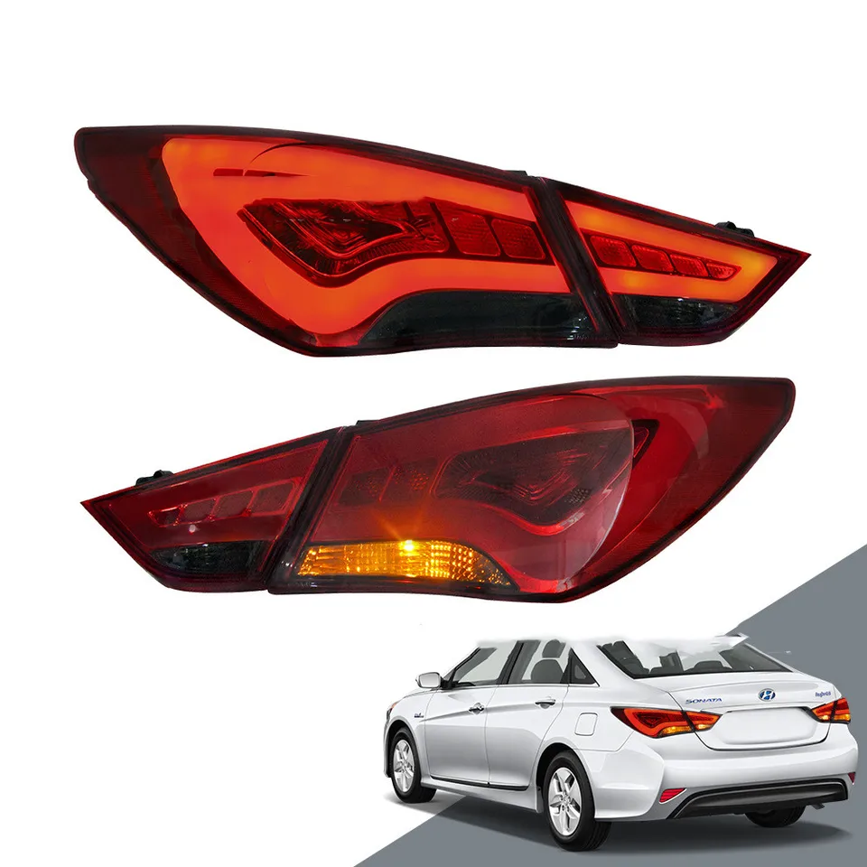 3 farby zadné svetlá pre Hyundai Sonata 2011-2014 Auto LED LED RUNG TACK LIGHT SONATA 8 Zostava brzdového svetla