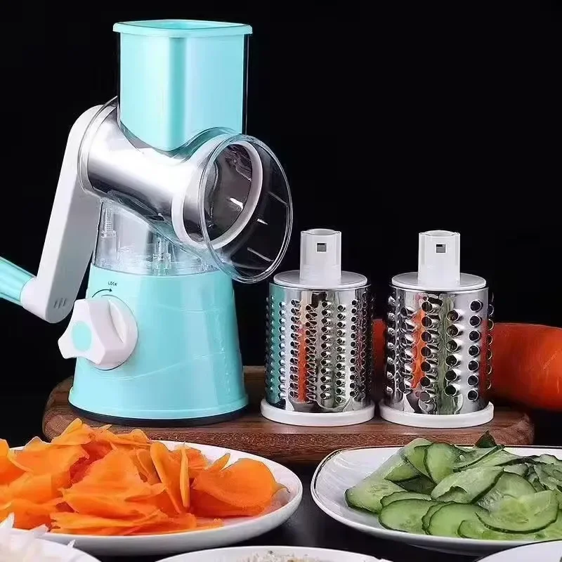 3 in 1 Zelenina Klárác manuál Kuchynské príslušenstvo Grater pre zeleninovú rezačku Round Chopper Mandolin Shredder zemiaky Home Kitch