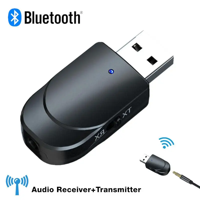3 IN1 USB Wireless Bluetooth Adapter 5.0 Audio Audio Audio pre PC TV TV prenosný náhlavný súhrn adaptér TX RX 2Modes Prijímač