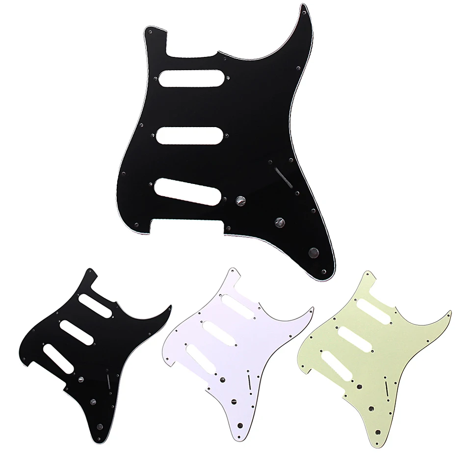 3-jamková elektrická gitarová gitara Pickguard Anti-Scratch PVC Electric Guitars Panel Luthier