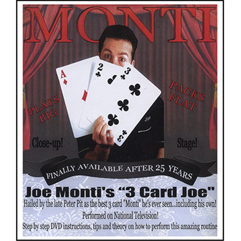 3 karty Joe X-Large Cards Magic Triks (11x16 na ťažkých kartách 41,5*28 cm) Kúzelný trik Zábavný mentalizmus ilúzia Eluse Magic Magic