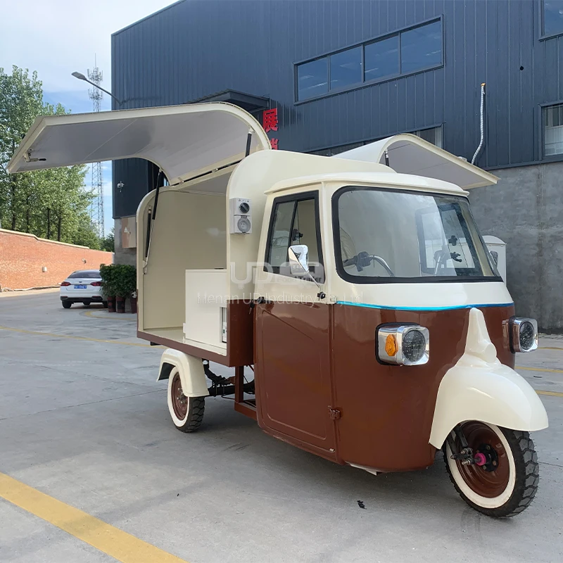 3 kolesá trojkolesová hotdogová zmrzlina Mobile Electric Food Cart Coffe
