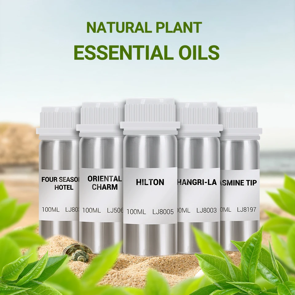 3 ks Esenciálne oleje pre difúzor Hotel Hotel Home Air Purant Fragrance Parfum Parfum Aromaterapia vôňa zvlhčovač Aromas éterické oleje
