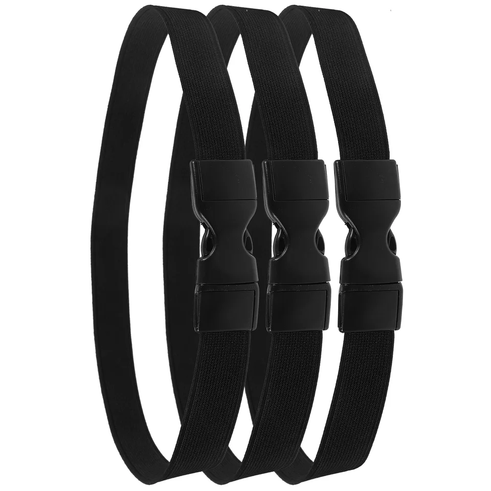 3 ks odpadové vrecká na odpadky držiak na odpadky, ale opasok, ktorý opravuje opasok Black Elastic Bands Office