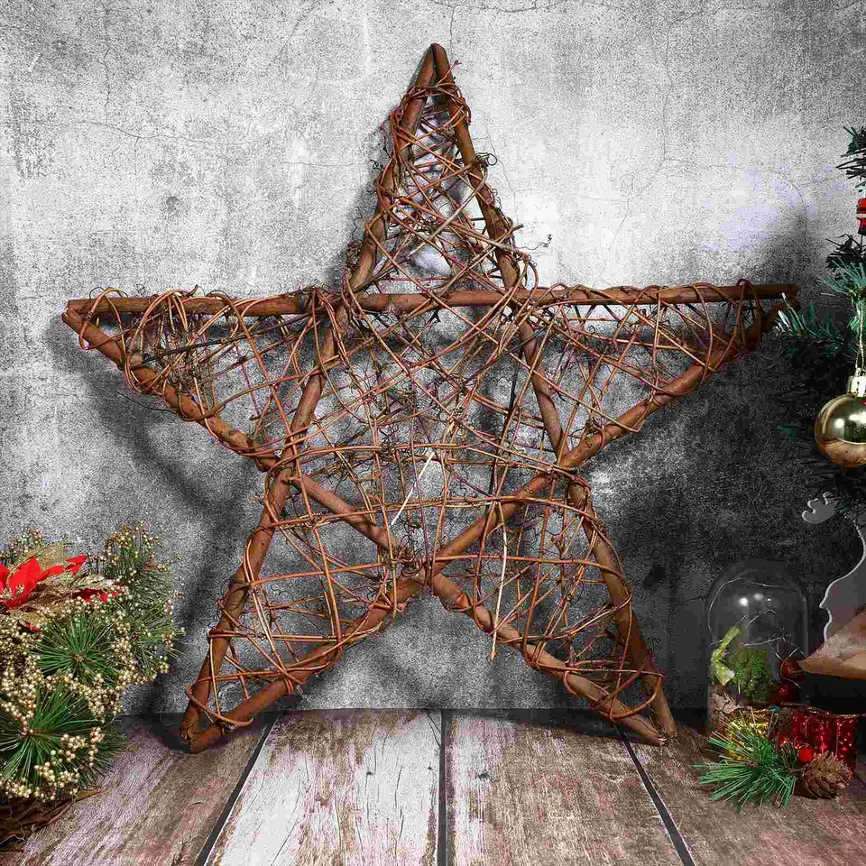 3 ks Rattan girland veľké srdiečko Grapevine DIY Rings Decoration Topper Vetre Výroba vidiecky