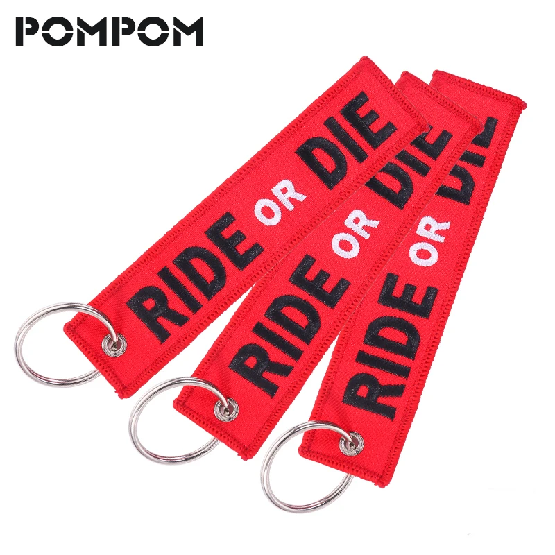 3 ks/šarža jazda alebo diera keychain pre autá módne kľúče kľúče pre reťazec motocyklového kľúča kľúča kľúča kľúča šperky llavero