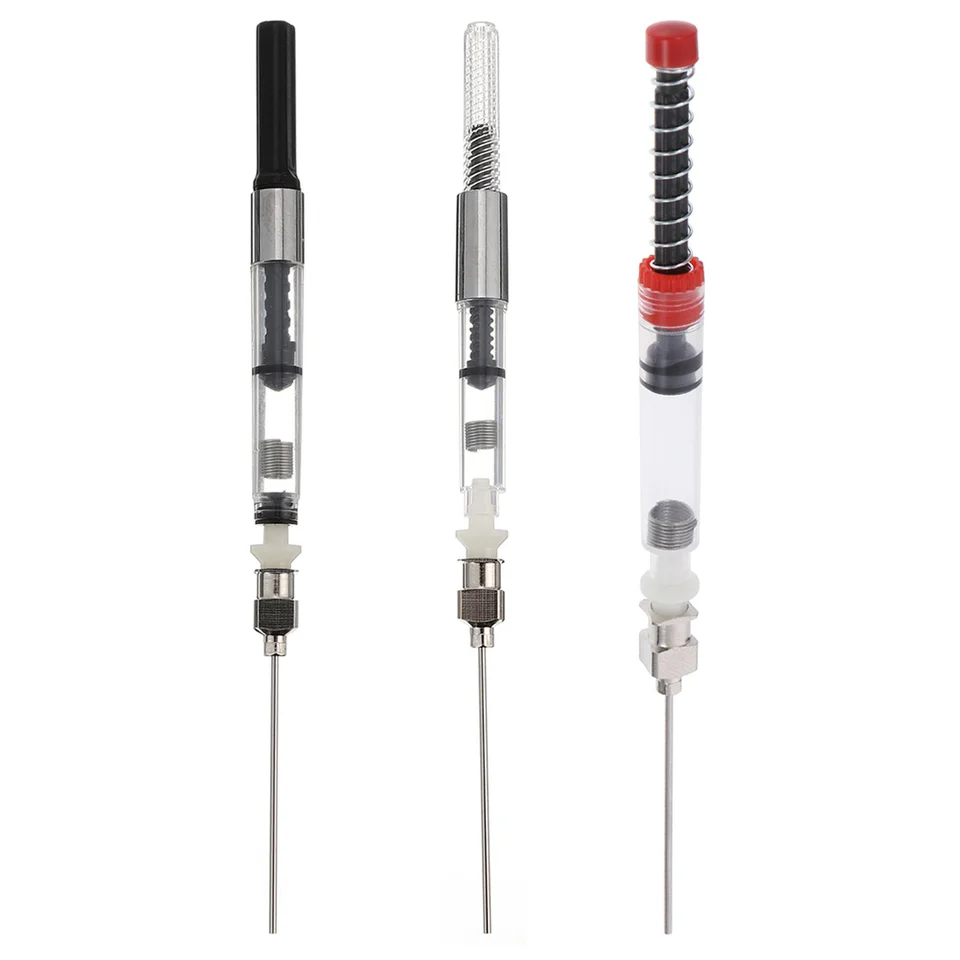 3 PCS Fountain Pen Converter Ink Auxiliary absorbér žiarovka School School Supplies Plniť pomocnú injekčnú striekačku Študent