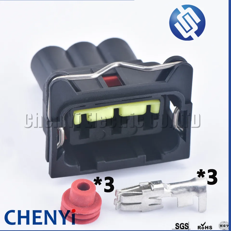 3 Pin 6.3 Séria Automatický vodotesný vodičový konektor pre Buick Excelle Chevrolet Spark
