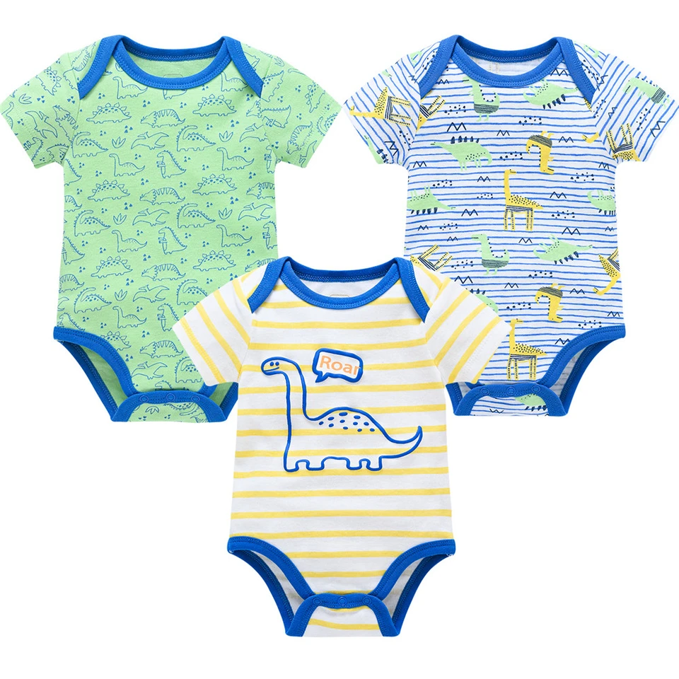3 počítače/veľa chlapcov BodySuit 0-12 mesiac