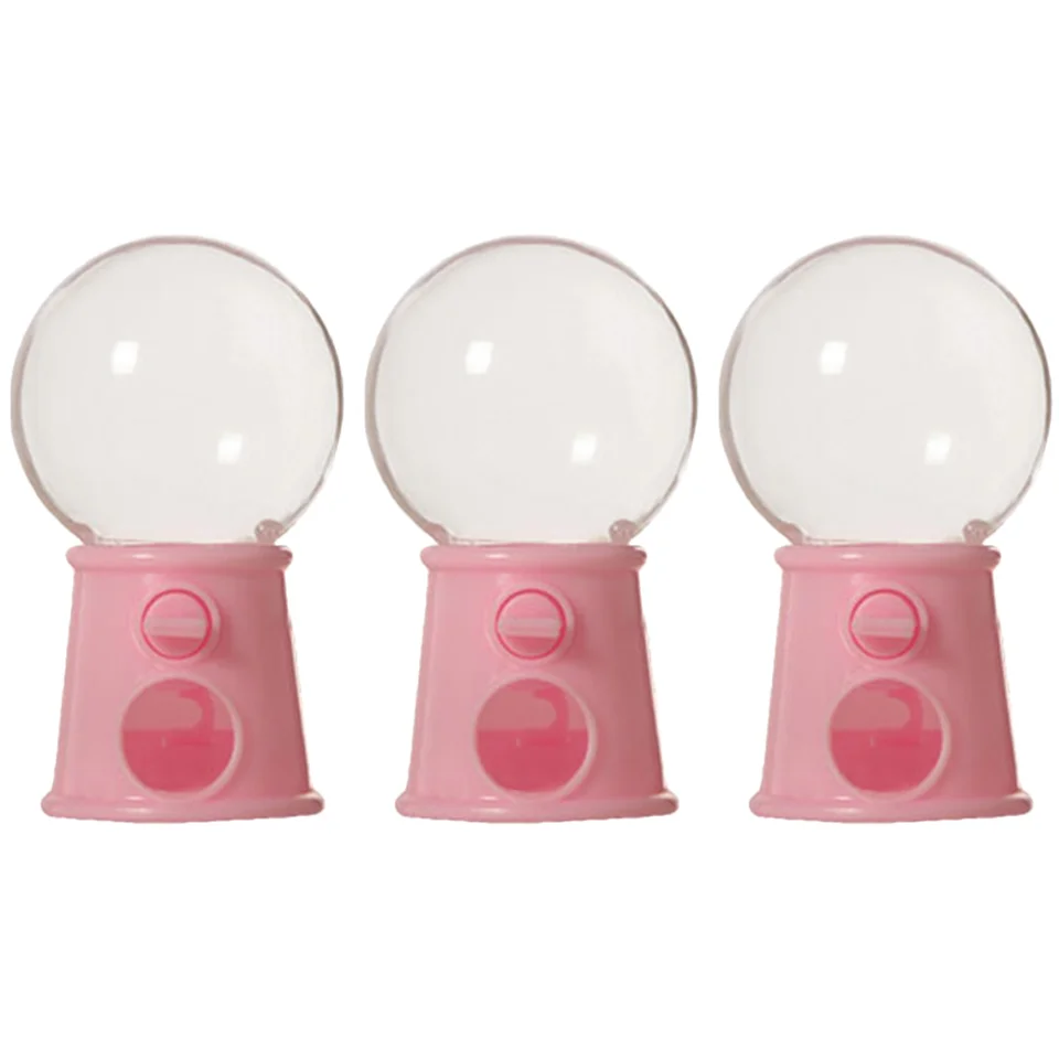 3 počítače žuvacie ďasná malé gumballs strojové cukrovinky Mini stroje pre deti plastové peniaze banka Chytá pred automatické hračky pre deti