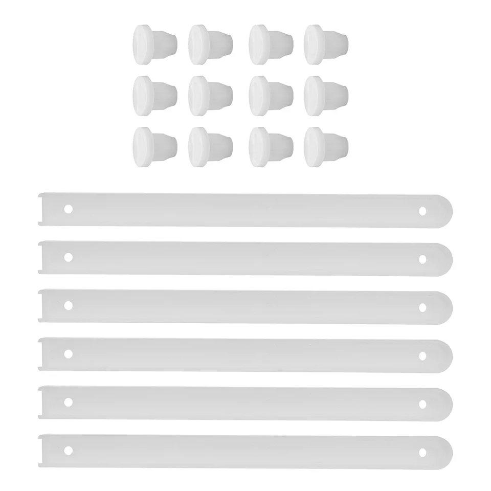 3 súpravy Zásuvka Plastové snímky Rails náhradné diely Hardwares Sprievodca klzák komoda