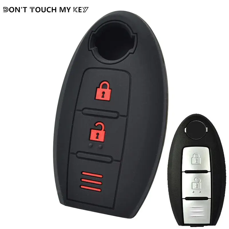 3 Tlačidlo Flip Diaľkový inteligentný kľúč FOB Silikone Skin Case Case pre Nissan Qashqai Skyline Juke Alissa X-Trail Keyless Protector