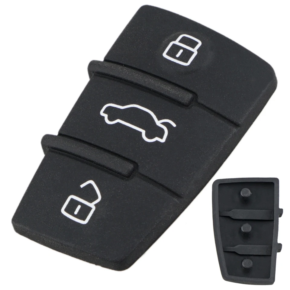 3 Tlačidlo Výmena opravy Flip Skladací automat Key shellové puzdro pre gumovú podložku pre Au-di A3 A4 A5 A6 A6 A8 Q5 Q7 TT HOT
