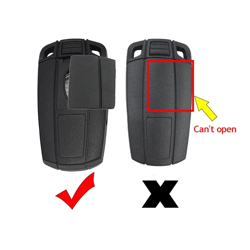 3 tlačidlo Čierny automobil Diaľkový kľúč FOB Case 66129268488 pre BMW E81 E82 E84 E87 E88 2005 2006 2007-2011