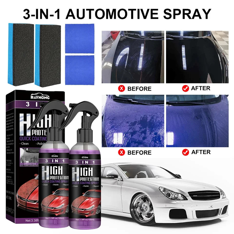 3 v 1 automobilový keramický povlak Vysoký ochranný lesk Armor Armor Ceramic Car Wash Auta