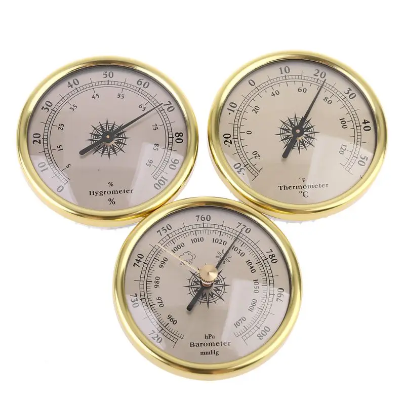 3 v 1 Barometer pre teplomer pre lode/továrne/laboratóriá/domov