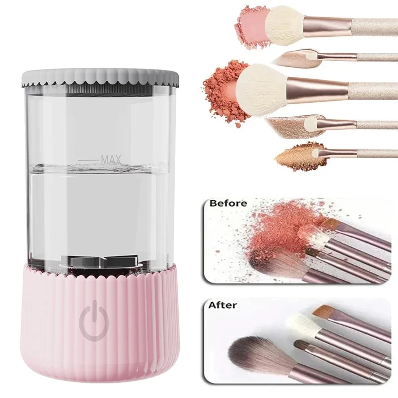 3 v 1 Elektrický make -up čistič kefy USB zástrčka make -up kefy Rotary čistiaca práčka Krásne kefy na make -up náradie