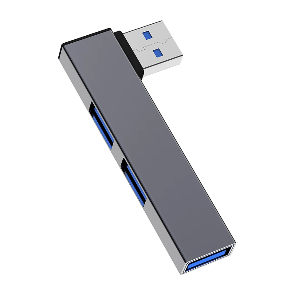 3 v 1 USB Docking Station Rýchlosť 5.0 GBPS 3 rozširovanie portov Dock Hub OTG USB 3.0/Type-C 3.0 až 3 USB pre počítačový notebook počítač