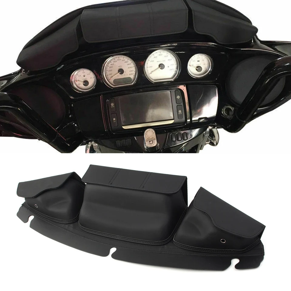 3 vreckové motocykle čelné sklo pre Harley Touring Street Glide FlHx FlHtk FlHxs 2014 2015 2016 2017 2018 2019 2020 2021 2022