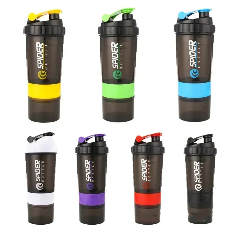3 vrstvy Shaker Protein Fľaša práškový potras