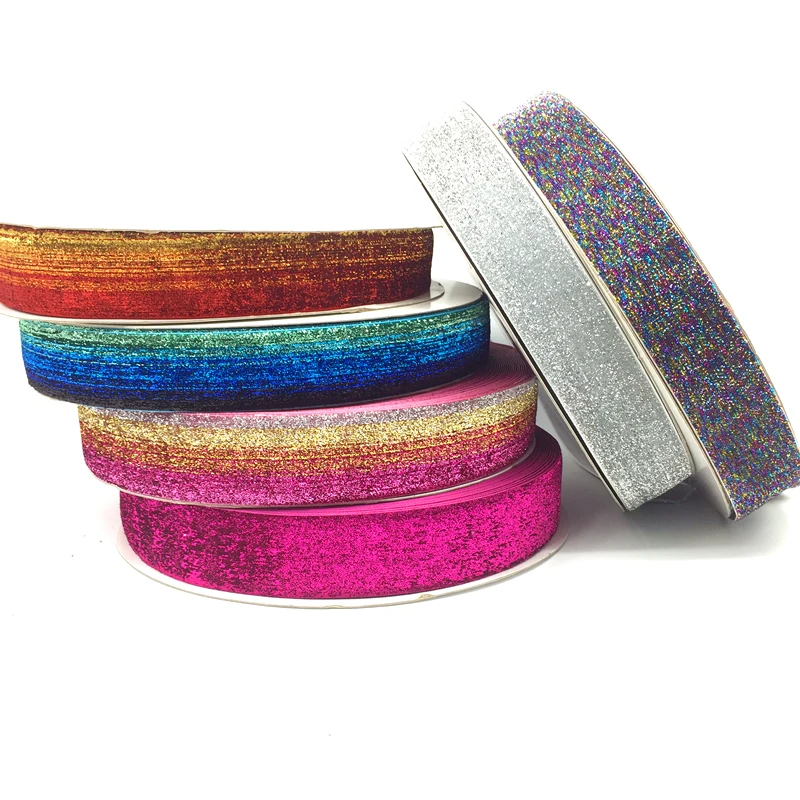 3 yardy 38 mm trblietky zamatovej stuhy Svadobná strana dekorácia ručne vyrábané darčekom balenie vlasov Bowknot DIY Vianoce
