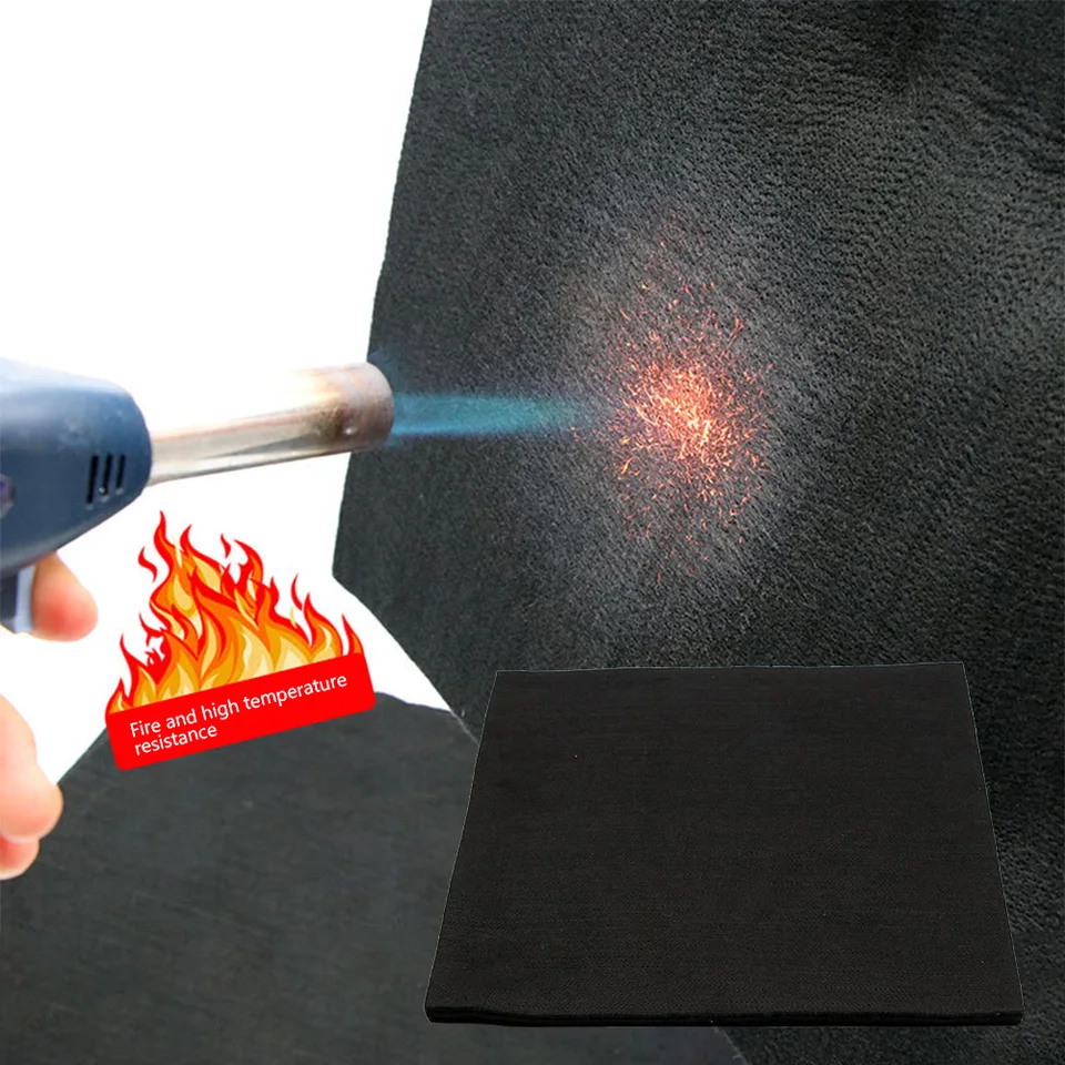 30*30 30*20 cm grafit Felt Black Welding Ochranná oheň Fire Prikrývka Torch Shield Pack Ochrana s vysokou teplotou odolnou prikrývkou