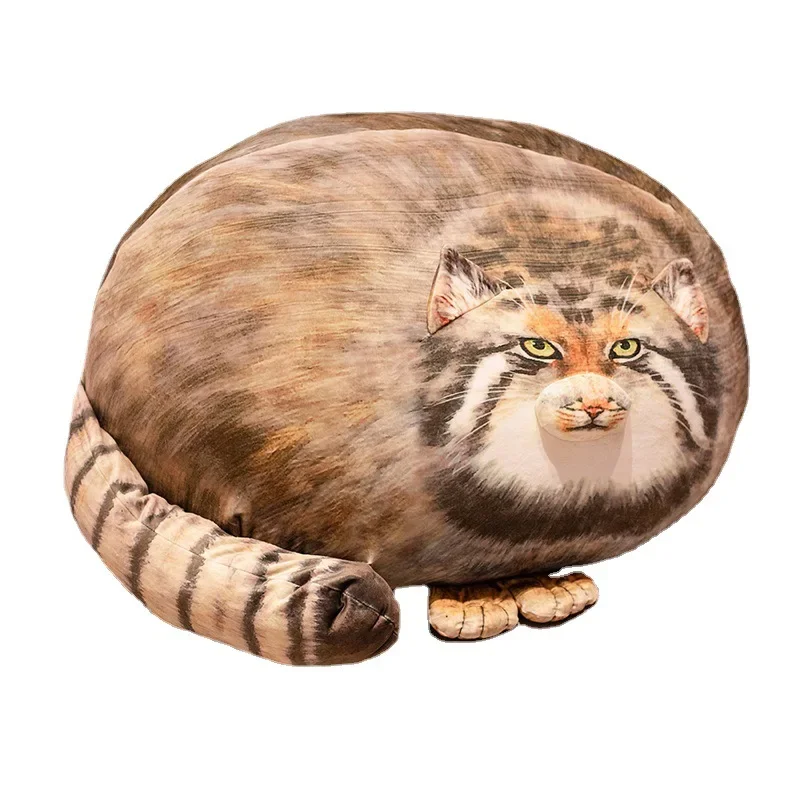 30/40/50 cm 3D tlačené záchranné dielo Pallas's Cat Chat Manul Plush Phalw Fierce Fierce Animal