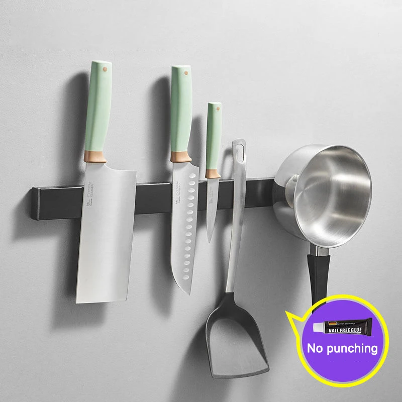 30/40/50 cm blok neodymium obdĺžnikový magnet magnetický nôž držiak na stenu namontovaný kuchynský magnetický nôž držiak NDFEB Super Power